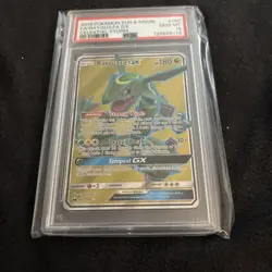 Pokemon Rayquaza GX Celestial Storm Full Art #160 PSA 10 Gem Mint - Image 4