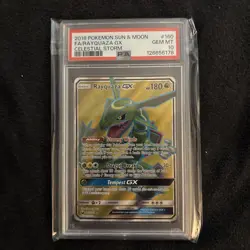 Pokemon Rayquaza GX Celestial Storm Full Art #160 PSA 10 Gem Mint - Image 5