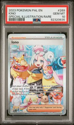 2023 POKEMON PAL EN-PALDEA EVOLVED SPECIAL ILLUSTRATION RARE #269 IONO PSA 10 - Image 1