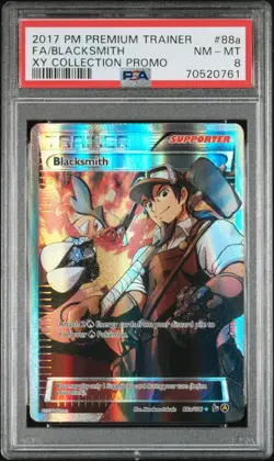 Pokemon! PSA 8 Blacksmith 88a/106 - XY Collection Promo - 2017 - NM-MInt - Image 1