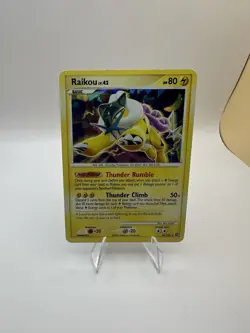 2007 MISCELLANEOUS & PRODUCTS RAIKOU 16/132 PROMO CRACKED ICE HOLO POKEMON MP - Image 1
