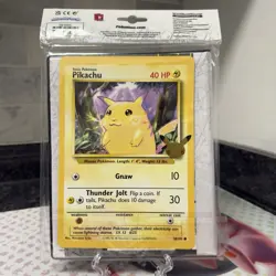 Pokemon TCG Pikachu Collector's Binder 25th Anniversary w/ Jumbo Promo Pikachu - Image 2