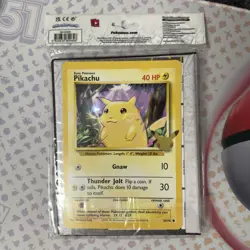 Pokemon TCG Pikachu Collector's Binder 25th Anniversary w/ Jumbo Promo Pikachu - Image 4