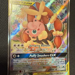 Pokemon TCG Mega Lopunny & Jigglypuff GX Tag Team 226/236 Cosmic Eclipse - Image 4