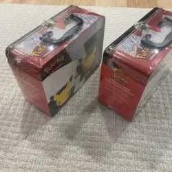 2X Pokemon Celebrations 25th Anniversary Collector's Chest Lunch Box Tin 2x - Image 2