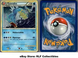 2010 Pokemon, Heartgold & Soulsilver, #4/123 Gyarados, Holo Rare, Spanish - Image 1