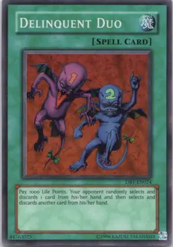 1996 TCG UNLIMITED DELINQUENT DUO HOLO RARE #DB1-EN024 - Image 1