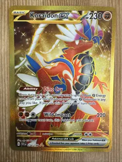 Koraidon Ex - 254/198 - Pokemon Scarlet Violet Base Secret Rare Card NM - Image 1