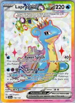 Pokemon Card Lapras EX 158/142 Stellar Crown - Near Mint - Image 1