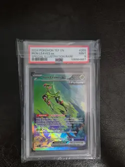Pokemon TCG Iron Leaves EX 203/162SV05: Temporal Forces Holo Card PSA 9 - Image 1