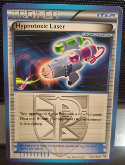 Hypnotoxic Laser - 123/135 - Pokemon Plasma Storm Black & White Rare Card NM - Image 1