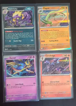 Pokemon TCG Phantasmal Flames STAFF promo card set OPENED - Image 2