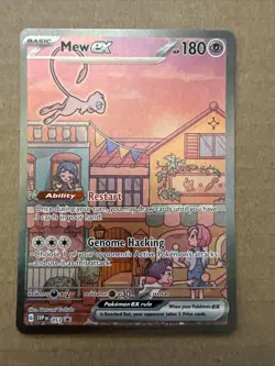 Mew EX 053 Scarlet & Violet Promo Holo Pokemon TCG Card NM/LP Condition - Image 1
