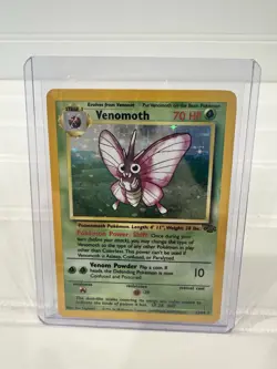 Pokemon TCG Venomoth Holo Rare Card 10/64 Jungle Vintage - Image 1