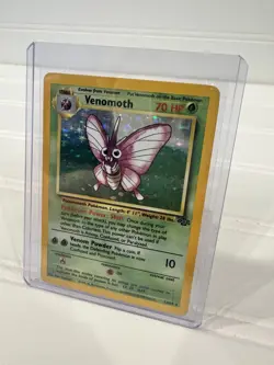Pokemon TCG Venomoth Holo Rare Card 10/64 Jungle Vintage - Image 2