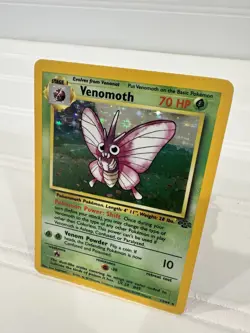 Pokemon TCG Venomoth Holo Rare Card 10/64 Jungle Vintage - Image 4