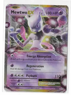 Mewtwo EX - 52/108 - Pokemon Evolutions XY Ultra Rare TCG Card - LP - Image 1