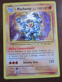 MACHAMP HOLO POKEMON CARD 59/108 XY EVOLUTIONS FOIL NEVER PLAYED NM- COND - Image 1