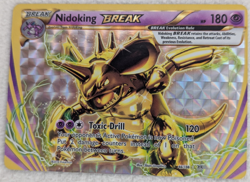 2016 Nidoking Break #46 Evolutions XY Holo Pokemon Card Rare - Image 2
