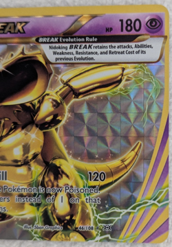 2016 Nidoking Break #46 Evolutions XY Holo Pokemon Card Rare - Image 3