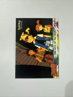 The Best of the Best Mewtwo Strikes Back Topps Blue Logo Pokemon Card NM - Image 1