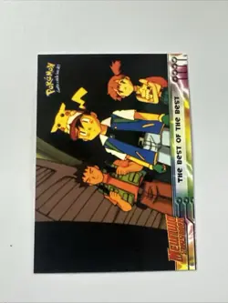 The Best of the Best Mewtwo Strikes Back Topps Blue Logo Pokemon Card NM - Image 2