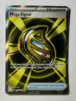 Mega Signal 171/132 Ultra Rare Mega Evolution Pokemon Card Pack Fresh NM/M - Image 1