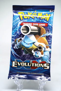Pokemon TCG XY Evolutions Booster Pack Blastoise Art Factory Sealed 10 Cards - Image 1