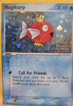 Magikarp 65/109 Team Rocket Returns Holo Tcg Pokemon Card Pokemon Swirl - Image 3