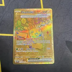 Pikachu ex Tera 179/131 Gold Secret Rare Twilight Masquerade Pokemon Card - Image 1