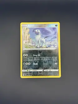 Pokemon Swsh08: Fusion Strike Absol Reverse Holo Card 164/264 Near Mint NM - Image 1