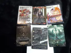MTG Final Fantasy Lot: 6 Borderless/Alt Art Cards - Image 1