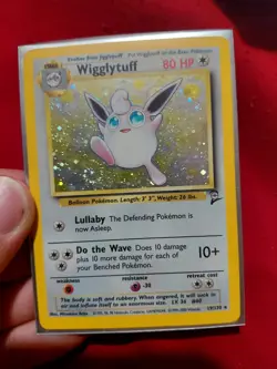 Pokemon TCG Wigglytuff Holo Rare Card 19/130 Base Set 2 - Image 1