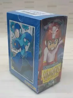Mega Man Dragon Shield TCG Standard Card Sleeves 100 Factory Sealed 2.5" x 3.5" - Image 1
