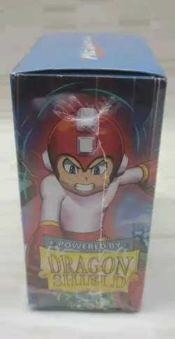 Mega Man Dragon Shield TCG Standard Card Sleeves 100 Factory Sealed 2.5" x 3.5" - Image 4