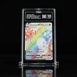 💎Pokemon TCG Charizard VMAX Champions Path Holo Card 074/073 Secret Rare TAG 10 - Image 1