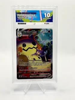 ACE 10 Mimikyu VMAX Tg17/Tg30 Pokemon Card Brilliant Stars Gallery GEM MINT - Image 1