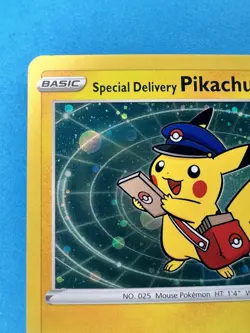 Special Delivery Pikachu SWSH074 SWSH: Sword & Shield Promo Cards Holo - Image 3
