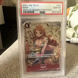 PSA 10 Nami Championship 2023 CS Celebration Pack ST01-007 OnePiece English Card - Image 2
