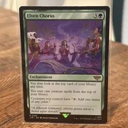 MTG Elven Chorus (160/511) The Lord of the Rings Tales of Middle-earth NM LTR - Image 1