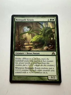 Renegade Krasis NM Dragon's Maze Magic The Gathering Near Mint Rare Creature - Image 1