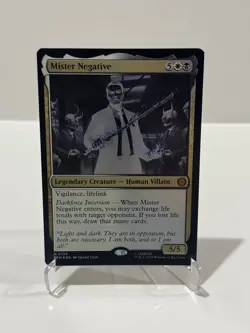 Mister Negative- FOIL - Marvel Spider-Man MTG 0135 - NM - Image 1