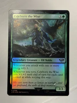 Celeborn the Wise - Foil Light Play, English Magic the Gathering MTG The Lord of - Image 1