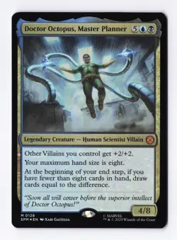 Doctor Octopus, Master Planner (Foil) 0128 (M) MTG Marvel's Spider-Man SPM - Image 1