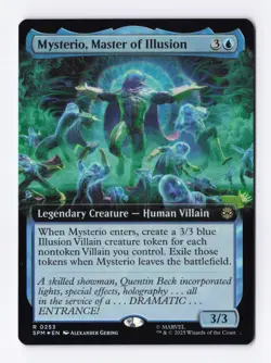 Mysterio, Master of Illusion (Extended Art Foil) 253 MTG Marvel's Spider-Man SPM - Image 1