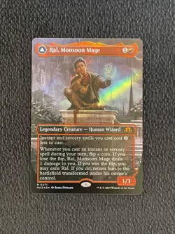 MTG - Ral, Monsoon Mage - Textured Foil Borderless - MH3 0471 Modern Horizons 3 - Image 1