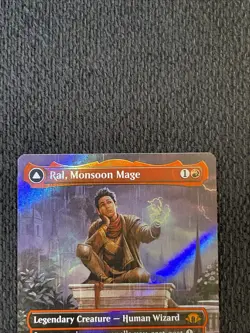 MTG - Ral, Monsoon Mage - Textured Foil Borderless - MH3 0471 Modern Horizons 3 - Image 2