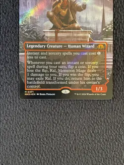 MTG - Ral, Monsoon Mage - Textured Foil Borderless - MH3 0471 Modern Horizons 3 - Image 3