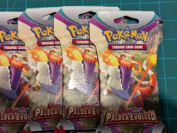 Pokemon Paldea Evolved - Sleeved Booster Pack Lot of 12! Factory Sealed - Image 3