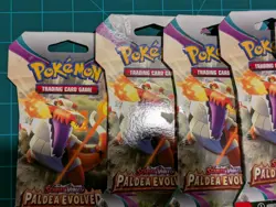 Pokemon Paldea Evolved - Sleeved Booster Pack Lot of 12! Factory Sealed - Image 4